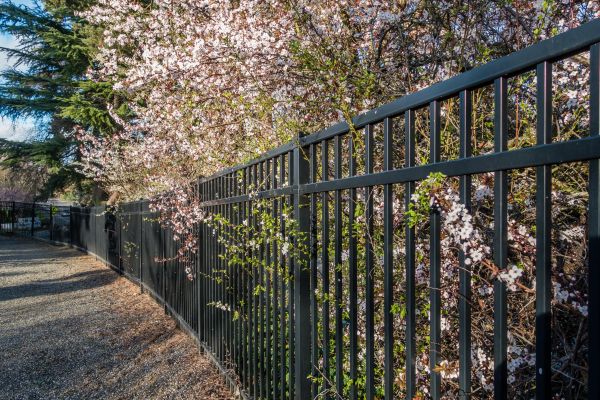 Black Metal Fence Installation in Conway