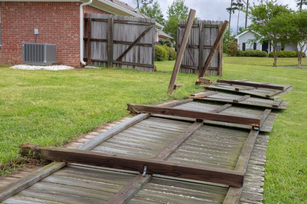 Broken Fence Repair in Conway