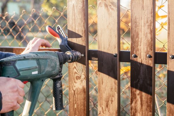Wood Fence Maintenance in Conway