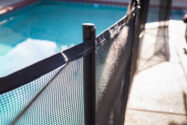 Mesh Pool Fence Construction in Conway