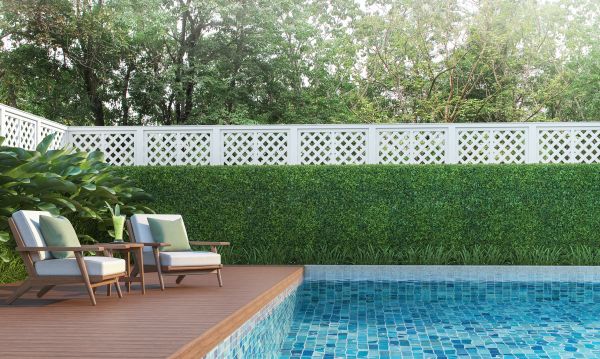 Vinyl Pool Fence Installation in Conway