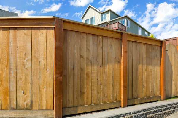 Wood Fence Construction in Conway
