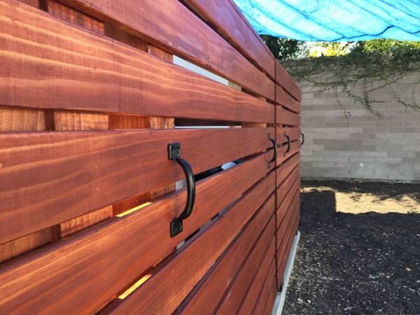 Redwood Fence Construction in Conway