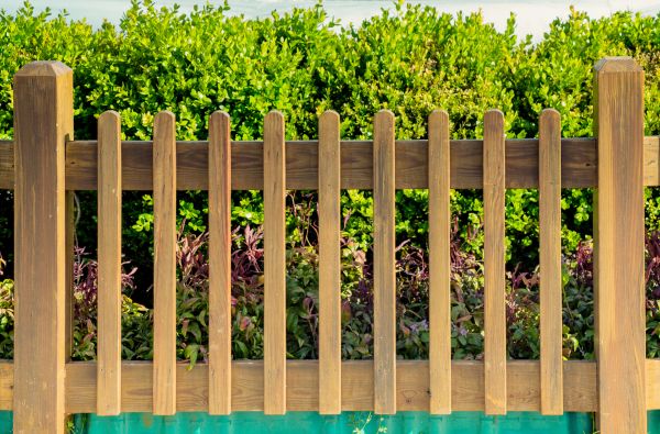 Wooden Fence Post Repair in Conway