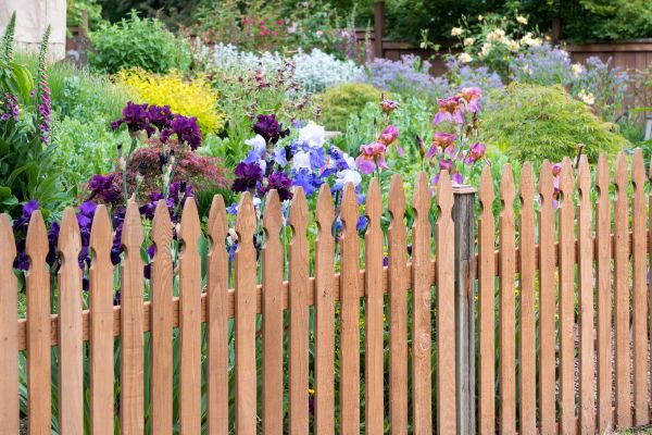 Wood Picket Fence Installation in Conway