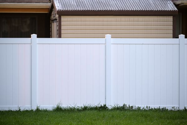 White Fence Installation in Conway