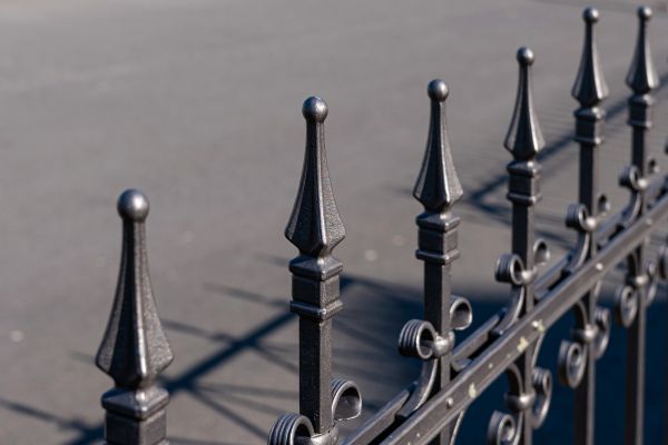 Gothic Iron Fence Installation in Conway